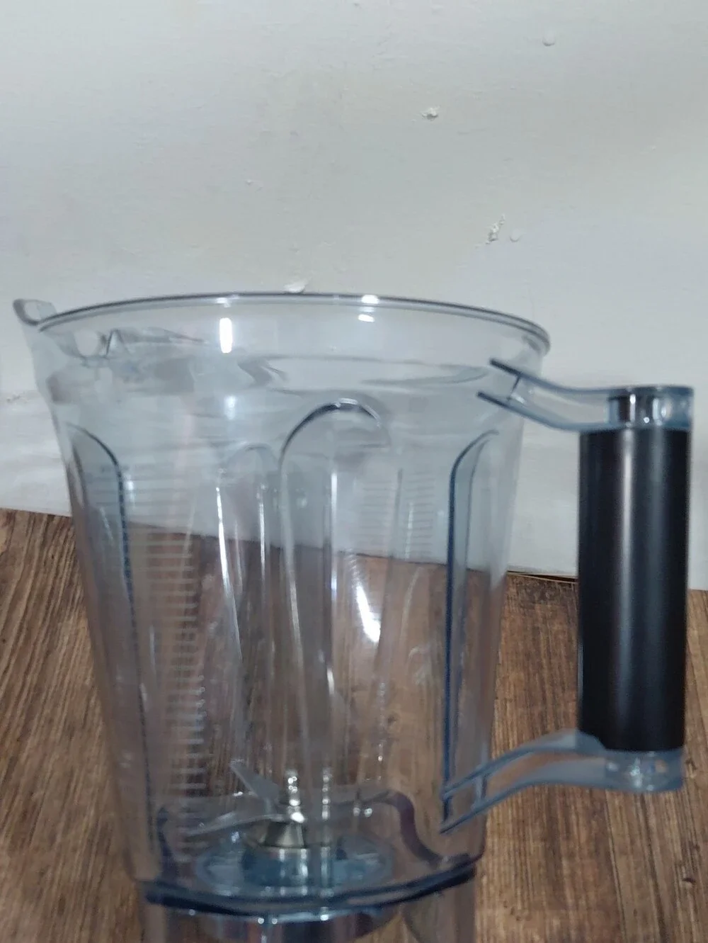 Leepenk Clear Plastic Blender Jar with Black Handle - Replacement Pitcher Only
